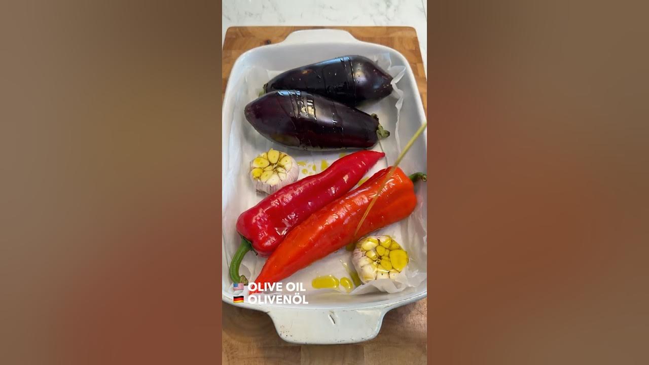 구운 가지와 병아리콩 샐러드 | 맛있고 건강한 비건 레시피! 🍆🥗✨ Thumbnail