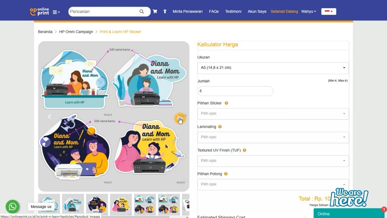 Tutorial Redeem Sticker HP dan Voucher di - onlineprint.co.id