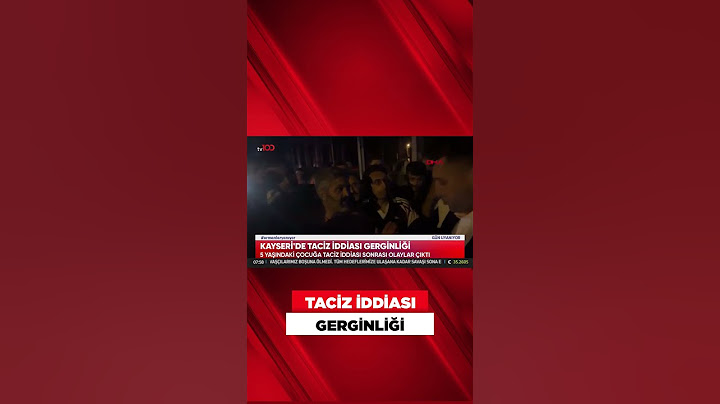 Kayseri'de 5 Yaşındaki Kıza Taciz İddiası #tv100 #shorts