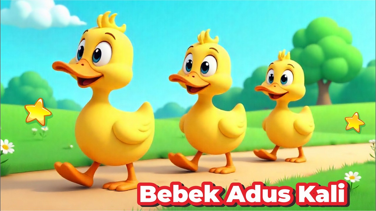 BEBEK BERENANG KWEK KWEK BEBEK KWEK KWEK BEBEKNYA UWEK UWEK BEBEK KWEK KWEK LAGU BEBEK ADUS KALI