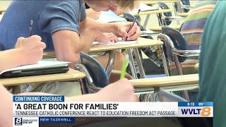Tennessee Catholic Conference reacts to passage of Education Freedom Scholarship Act