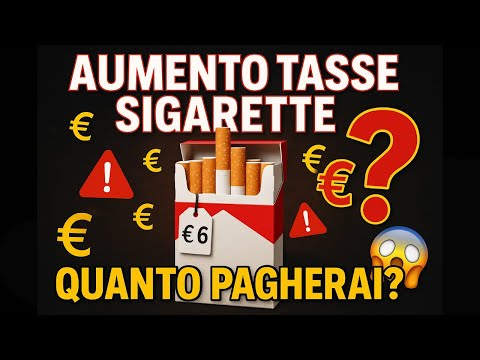Video Sigarette Più Care: Quanto Pagherai dal 2026? #Sigarette #AumentoTasse #FumatoriItalia