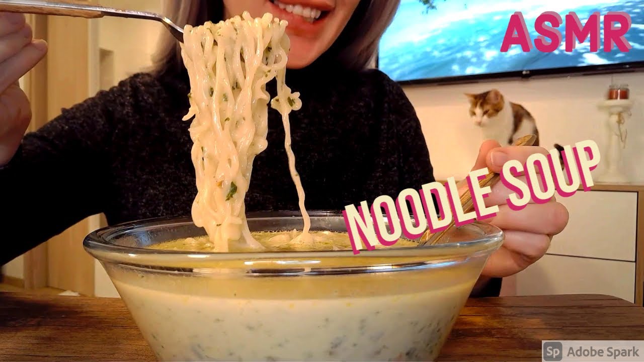 ASMR Eating Ramen Soup - Slurping  | No Talking | Joy Chew  音フェチ