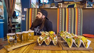 IN LAS VEGAS FOR A TACO AND BEER CHALLENGE YOU ONLY GET 15 MINUTES TO FINISH! | BeardMeatsFood