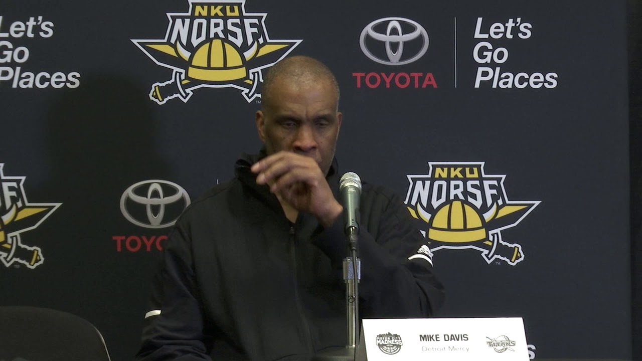 Detroit Mercy Men's Basketball Postgame at NKU HL Quarterfinals