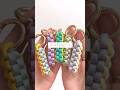 簡単かわいいカラフルチャーム作ってみて!🌈 ジッパータグにも◎ Easy & Cute Paracord Charm #パラコード #shorts