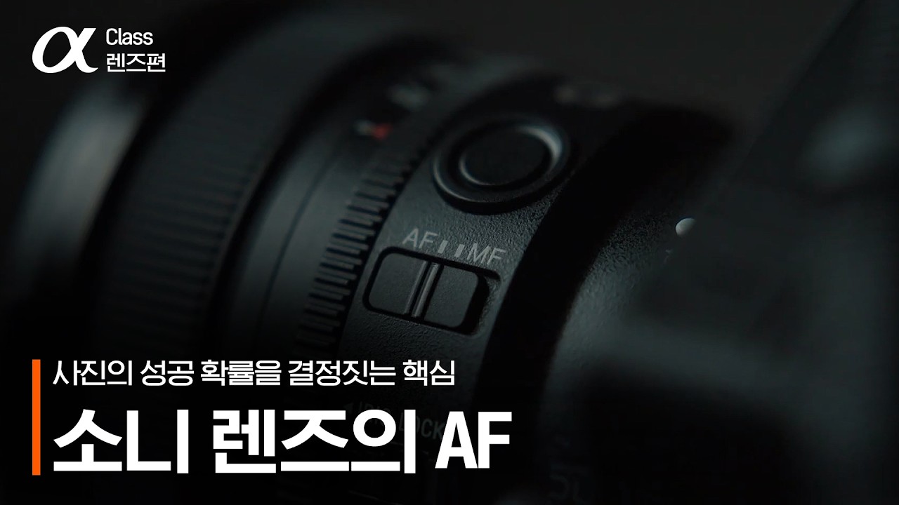"촬영의 성패를 가르는 속도와 정확도" 입문자들을 위한 친절한 수업 '알파 클래스'｜렌즈편 EP.9 Sony AF System