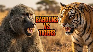 When Predators Meet Their Match: Baboons vs Tigers