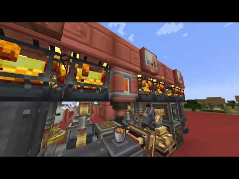 [Create mod] Compact Reciprocating steam engine (crank start) [95,000 SU]