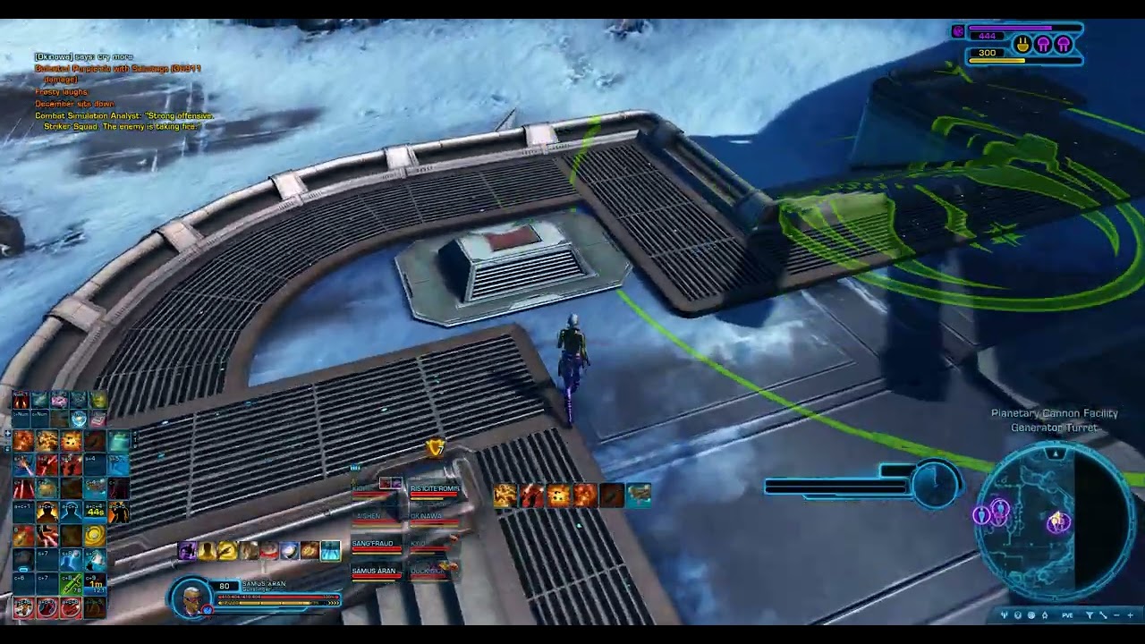 SWTOR 7.5 - PVP Warzone, The Civil War (Carried To Ez Win) - Gunslinger Saboteur POV