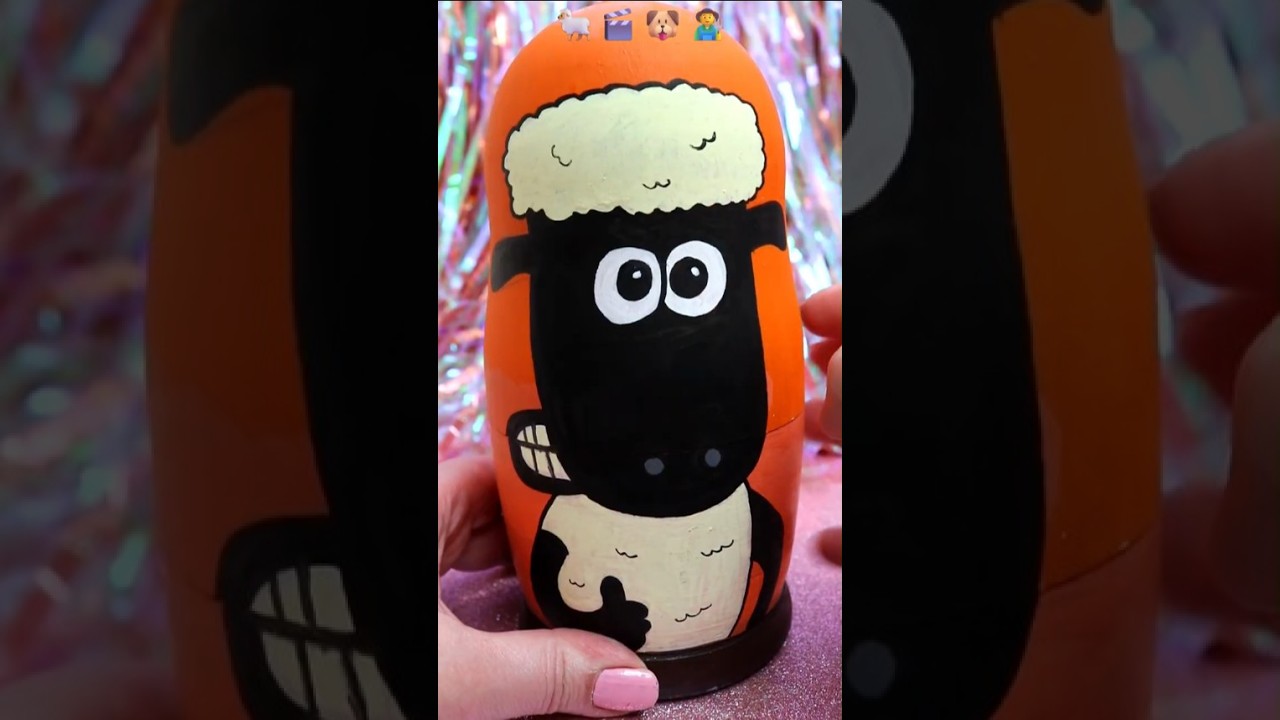 ASMR UNBOXING Shaun the Sheep Nesting Dolls Review ❤️