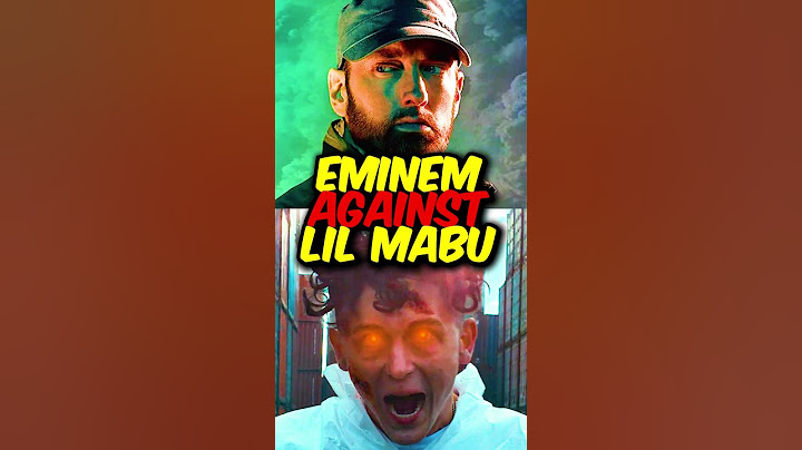 EMINEM VS LIL MABU🤬😱**BEEF?**