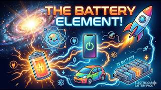 ⚡ The Secret Element Inside Your Phone! | Lithium Explained with Fun Cartoon Science #scienceforkids