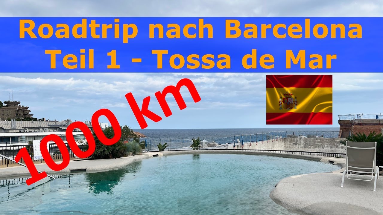1000 km Roadtrip im TESLA nach Barcelona - Teil 1 