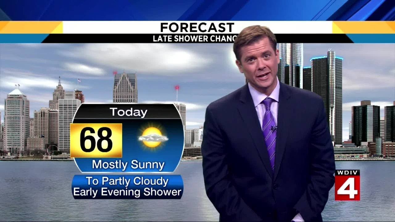 Monday afternoon weather forecast - YouTube