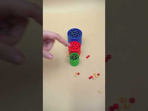 ASMR Beads โจ๐ฟ๐ฎ Soothing Sounds of Beads Falling #dominomarble #beads #oddlysatisfying