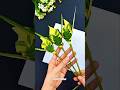 how to make butterfly flower with leaves DIY easy bouquet making | easy craft flower meking #shorts