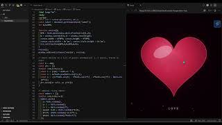 Make Beautiful Heart ❤ Using HTML CSS JS