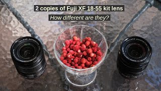 Two Units Of Fuji Xf 18-55Mm F2.8-4 Lens. How Different Are They?
