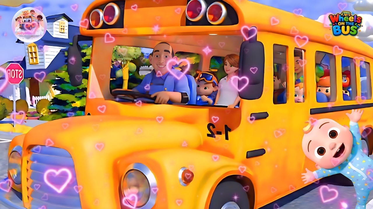 Wheels On The Bus Go ROUND & ROUND [2 MIN LOOP] | Fun Sound Variations ...
