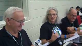Tournament Ops - Bob Northrop, Barb Giesen & Mike Keenan on post