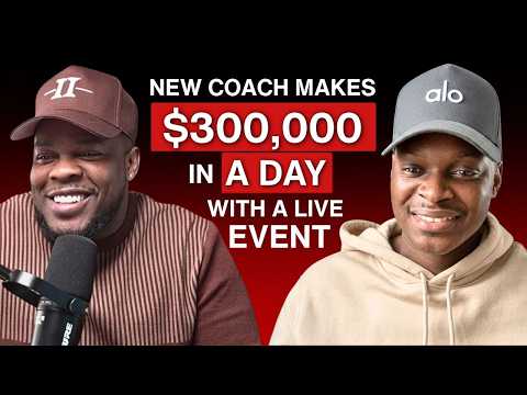 New Coach Makes 300K in a day in Coaching Business