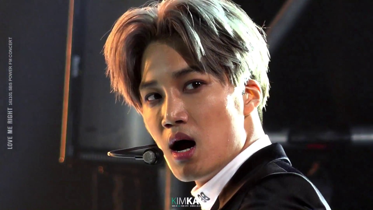 161101 sbs power fm concert_Love me right(kai focus)