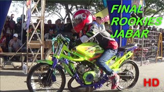 INDRAMAYU Drag Bike KEJURNAS SERI 3 FINAL Class Sport 2T 155ccc Frame Std Rookies Jabar