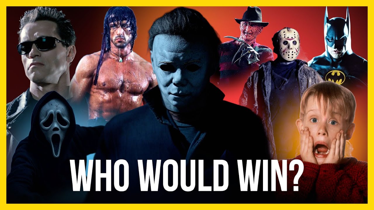 Michael Myers VS Batman, Terminator, Jason, Rambo, Ghostface || DEATH BATTLE COMPILATION