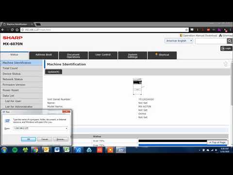 How To Scan to Sharp Copier Hard Drive and Retrieve