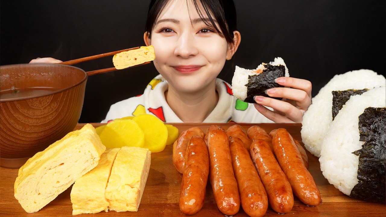 最高の朝食。結局こういうご飯が1番美味しい。