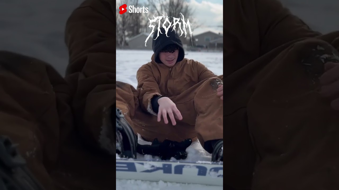 Snowboarding With Storm & Bronson Weng 