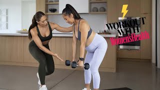 Kelsey Well's 15-min Upper Body Pregnancy Workout | #WorkoutwithWH | Women's Health Australia
