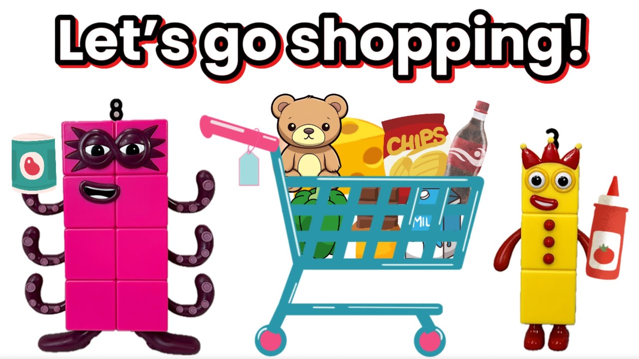 Numberblocks Shopping Spree: Fun-Filled Episodes! 🛍️