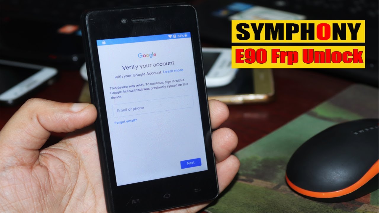 Symphony E90 Frp Bypass, Symphony E90 Google account Bypass Verified