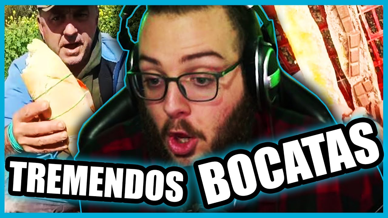 ¡UN HOMBRE PEGADO A UN BOCADILLO! | Reacción a los bocadillos de Ginés