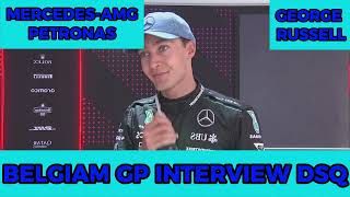 George Russell's Belgian GP interview.