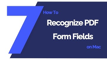 How to Recognize PDF Form Fields on Mac | PDFelement 7