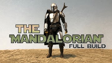 The Beskar Armor Mandalorian - Full Build Highlights - with Closeup Video Montage - Bandai 1:12