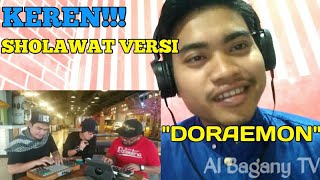 KEREN!!! REACTION || ALEEHYA - SHOLAWAT (GUBAHAN DORAEMON)