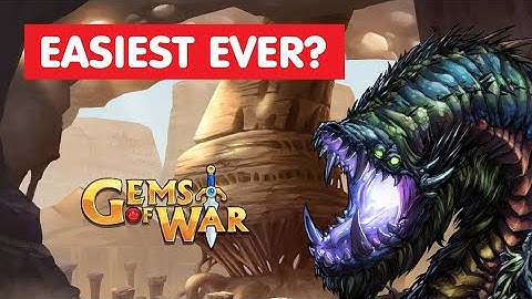 Gems of War The Deep Hive CRAZY EASY Faction Assault! Best team and guide?