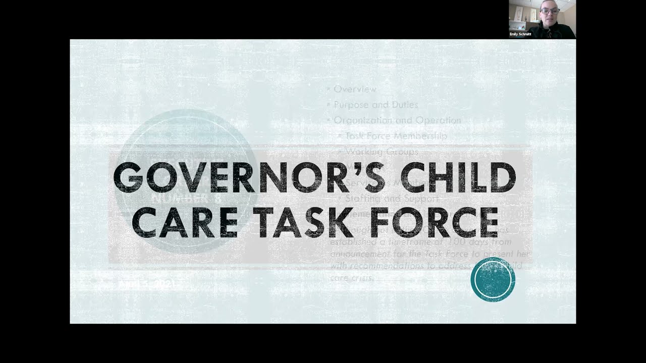 Child Care Task Force Meeting - April 5, 2021 (Zoom)