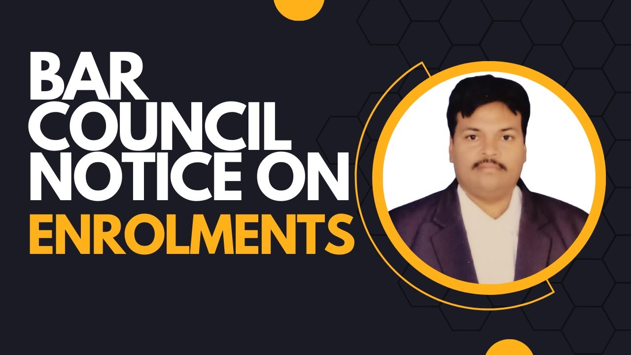 | Bar Council Notice on Enrolments | Andhra Pradesh | Advocates |