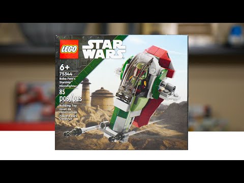 LEGO Star Wars 75344 BOBA FETT'S STARSHIP MICROFIGHTER Review! (2023)