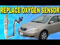 HOW TO CHANGE OR REPLACE OXYGEN SENSOR / O2 SENSOR ON A TOYOTA COROLLA