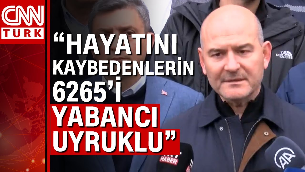 Bakan Soylu duyurdu: "Depremlerde can kaybı 47 bin 932'ye yükseldi"