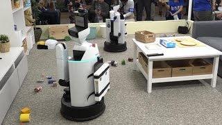 全自動片付けロボ、おもちゃやくつ下を認識
