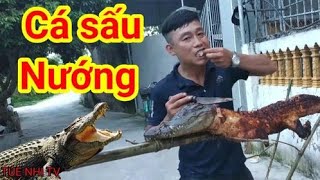 Cá Sấu Nướng Siêu Cay | Cách Nướng Cá ngon Vô Đối | TUE NHI TV | Grilled crocodile