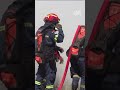 Firefighters battle blazes in the hills of Greece's Porto Germeno