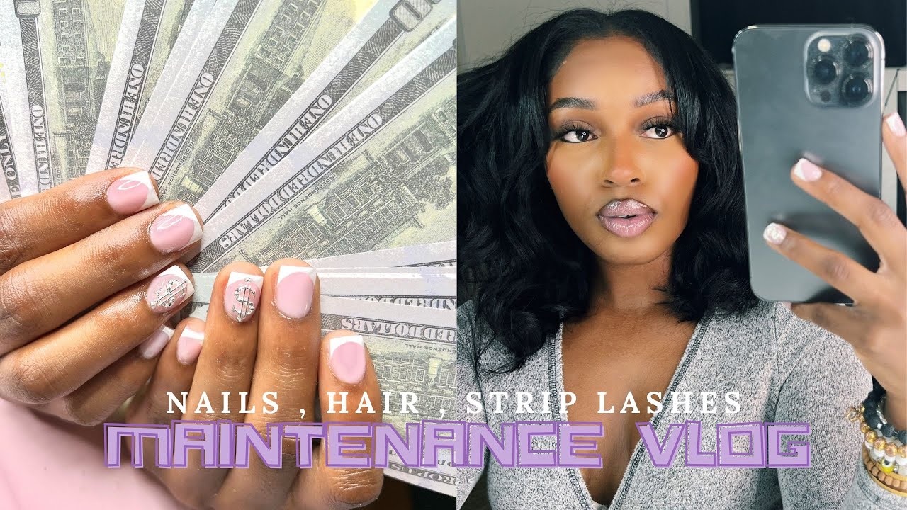 MAINTENANCE VLOG GETTING NAILS DONE , DID MY OWN QUICK WEAVE , CHATTING YouTube